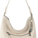 The Sak Sequoia Hobo Bag - Premium Large Leather Women's Handbag for Everyday & Travel - Durable Purse With Zipper Pocket