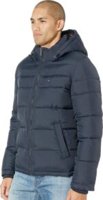 Tommy Hilfiger Men's Down Alternative Hooded Puffer Jacket (Standard and Big & Tall) - Image 2
