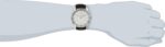 U.S. Polo Assn. Men's Analog Watch – White Textured Dial with Black PU Leather Strap and Luminous Hour Markers – Sleek, Durable, and Adjustable Fit for Wrists 5.5" to 8" - Image 2