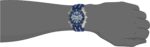U.S. Polo Assn. Men's Sport Watch with Analog-Digital Display, Blue Silicone Strap, Backlight Timer Alarm Day Date, 44mm Case, Fits Wrists 6.5" to 8.5" - Image 2