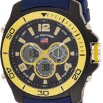 U.S. Polo Assn. Sport Men's US9322 Sport Watch with Navy Silicone Band