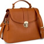 Vegan Leather Purses for Women, Faux Leather Handbags for Women, Bucket Purse, Top Handle Bag