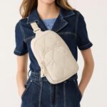Vera Bradley Women's Featherweight Lorman Sling Backpack, Pumice Stone, One Size - Image 2