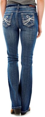 WallFlower Luscious Curvy Bootcut Jeans for Women, Mid-Rise Insta Stretch Denim, Size-Inclusive Juniors Jeans - Image 2
