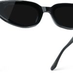 WearMe Pro Women's Cat-Eye Sunglasses: Flat Lens, Acetate Frame, Anti-Reflective
