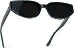 WearMe Pro Women's Cat-Eye Sunglasses: Flat Lens, Acetate Frame, Anti-Reflective