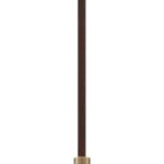 Westinghouse 6371400, Antique Brass Finish with Clear Textured Glass Carmen One-Light Indoor Mini Pendant, 120 Volts