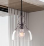 Westinghouse Lighting 6135800 One-Light Indoor Mini Pendant Light, Ceiling Light Fixture, Oil Rubbed Bronze Finish with Clear Seeded Glass - Image 2