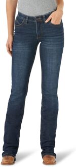 Wrangler Women's Willow Mid Rise Performance Waist Boot Cut Ultimate Riding Jean