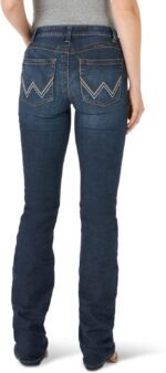 Wrangler Women's Willow Mid Rise Performance Waist Boot Cut Ultimate Riding Jean - Image 2