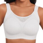 Xcutting Lace Women's Seamless No Underwire Bra Soft Wireless Comfort Bralettes Full Coverage Bralette Everyday T-Shirt Bra