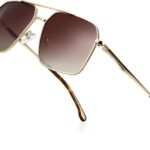 ZENOTTIC Polarized Aviator Sunglasses for Men: UV400 Protection Trendy Anti-Glare Shades - Driving Fishing Golf Fashion