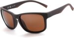 ZENOTTIC Polarized Square Sunglasses Men: UV400 Protection Flexible Frame TAC Lens - Unbreakable Sports Sun Glasses Cycling