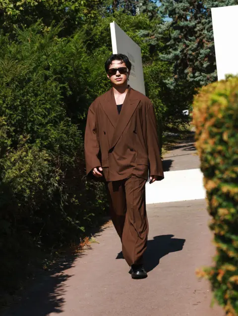 Arnold Jerocki/Getty Images for Balenciaga Hudson Williams attends the Balenciaga Haute Couture Fall/Winter 2026/2027 show as part of Paris Fashion Week on July 08, 2026 in Paris, France.