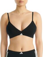 adidas Women's 3 Stripes Active Essentials Cotton Triangle Wrap Bralette
