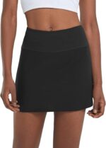 baleaf Women's Pleated Tennis Skirt Golf Skorts for Woman High Waisted Lightweight Athletic Shorts Pockets - Image 2