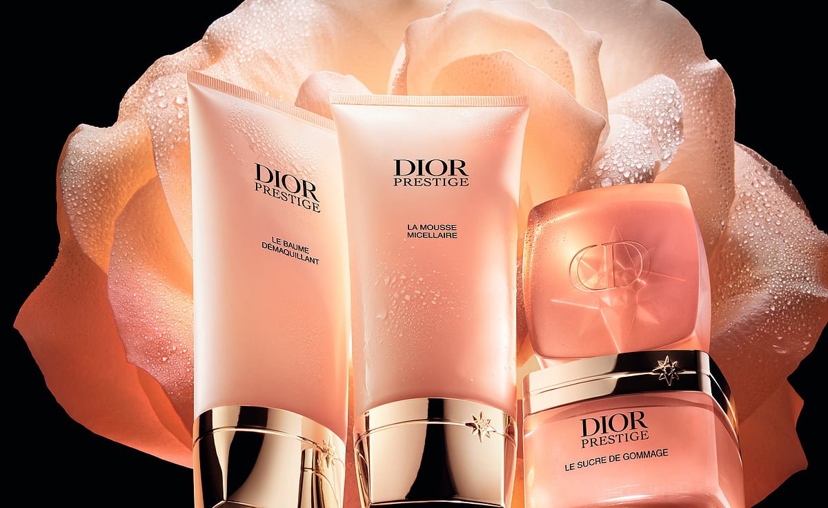 Dior revamps Prestige skincare with new rose-infused cleansers and face mask