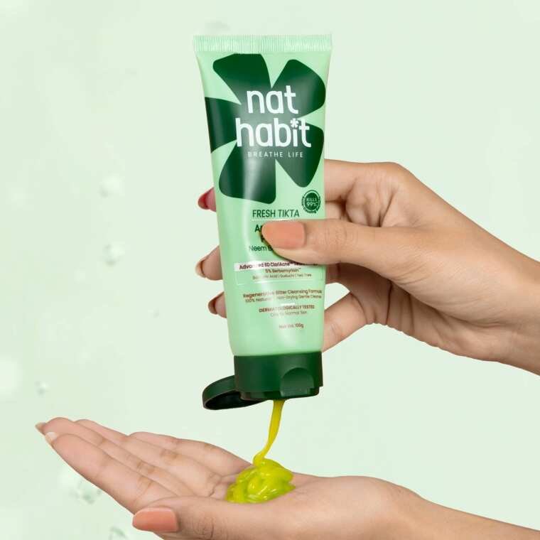 NAT HABIT Anti-Acne Neem Berbamyrisin Tikta Face Wash