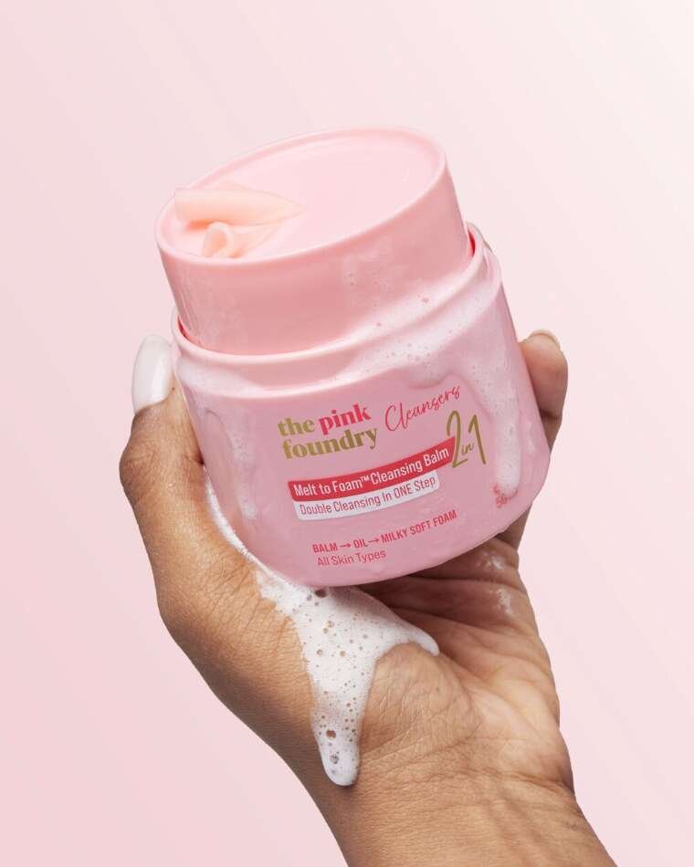 The Pink Foundry Melt to Foam™ Cleansing Balm