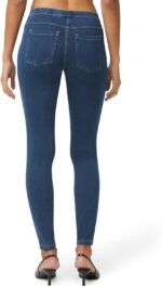 no nonsense Women’s Classic Denim Leggings, Jeggings for Women with Real Back Pockets, High Waisted Stretch Jeans - Image 2