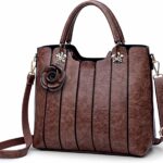 rofozzi Vegan Leather Purses for Women, Faux Leather Handbags for Women, Top Handle Bag, Satchel Purse