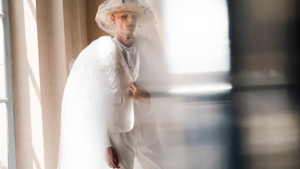 Backstage at Thom Browne Men’s Spring 2027 Ready-to-Wear Collection