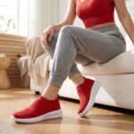 vibdiv Pull-on Shoes Women Sock Sneakers Walking Jogging Yoga Casual Lightweight Indoor Outdoor - Image 2