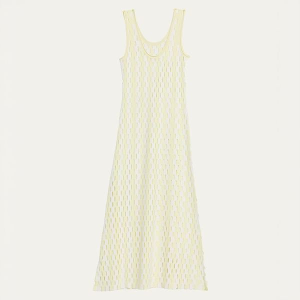 Zankov Sherry Mesh Scoopneck Maxi Dress