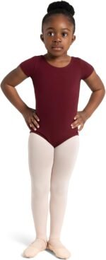 Capezio Big Girls' Classic Short Sleeve Leotard - Image 2