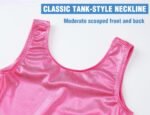 TENVDA Leotards for Girls Gymnastics One Piece Biketard（Multiple Colors） | Sparkly sleeveless unitards - Image 4