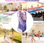 TFJH E Girls Gymnastics Leotard Raceback Sparkle Dance Outfit 3-12 Years - Image 6