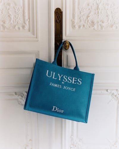 Ulysses Book Tote by Jonathan Anderson for Dior Men. Photo: Dior