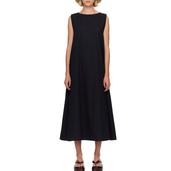 Baserange Organic Cotton Poplin Maxi Dress