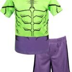 Marvel 2-Piece T-Shirt and Mesh Shorts Set Toddler to Big Kid