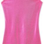 TENVDA Leotards for Girls Gymnastics One Piece Biketard（Multiple Colors） | Sparkly sleeveless unitards