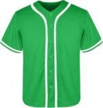 babyhealthy Kids Baseball Jersey Toddler Jersey Button Down Shirt Blank Plain Hip Hop Tees for Boy Girl