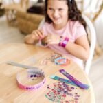 Melissa & Doug Design-Your-Own Jewelry-Making Kits - Bangles, Headbands, and Bracelets DIY Jewelry, Decorate with Stickers, Bracelet and Headband Crafting Set for Kids Ages 4+ - Image 6