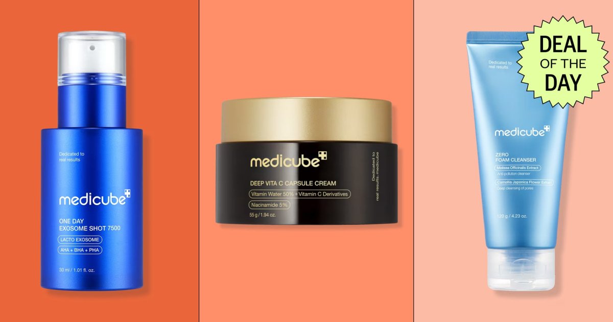 Medicube is having a secret sale on Amazon and bestsellers and skin care tools are as little as $5
