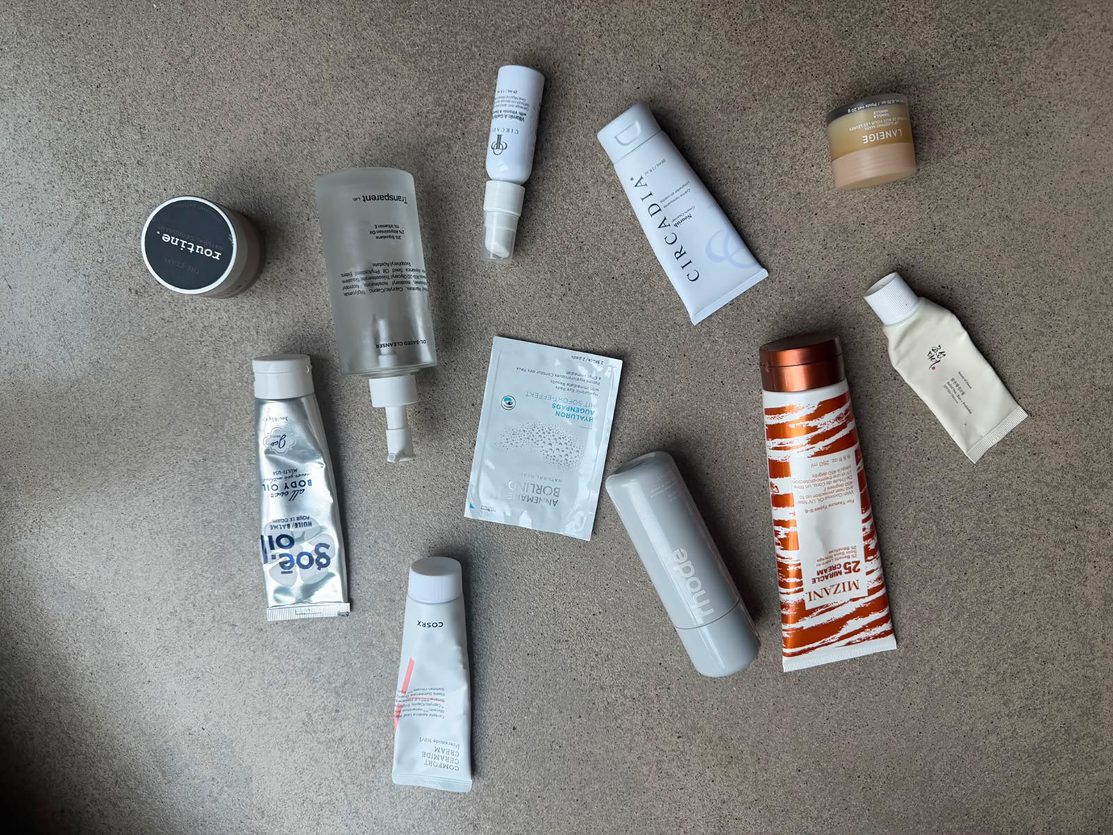 A collection of HorsegiirL's favorite skincare products