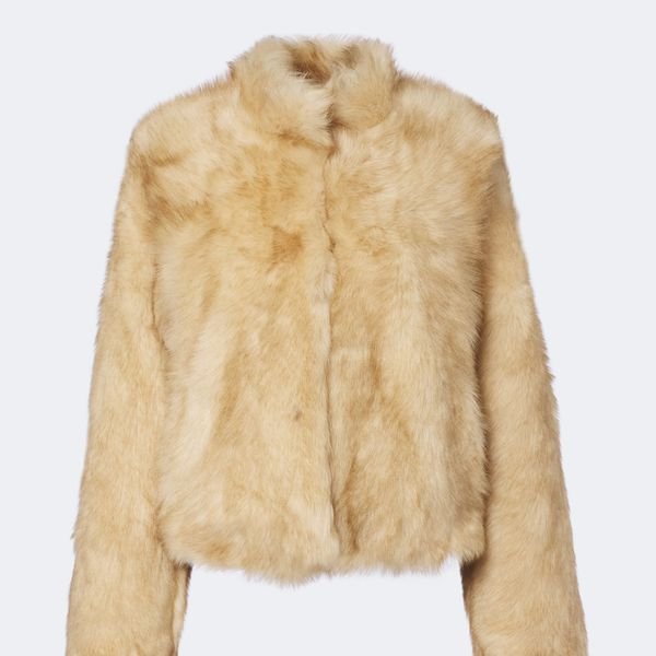 Nour Hammour Mira shearling jacket