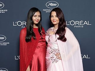 Aishwarya Rai Bachchan with Aaradhya.