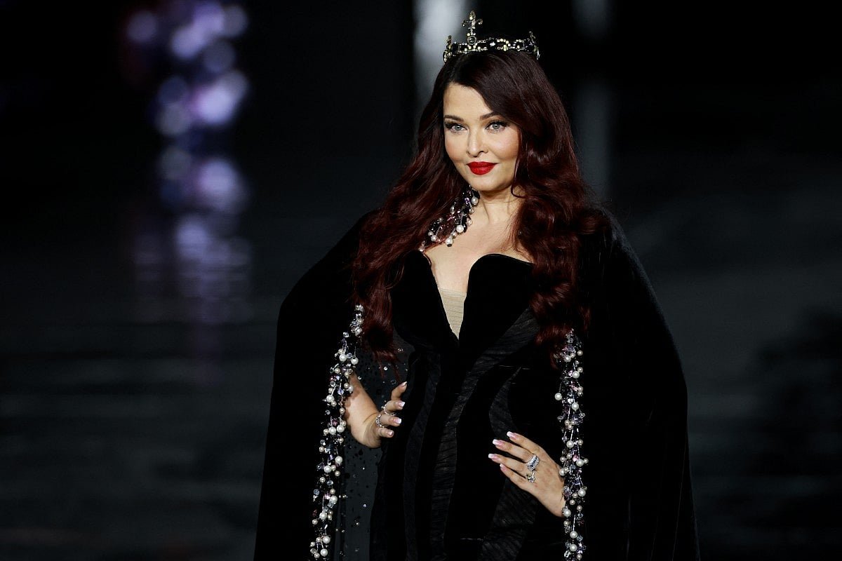 Aishwarya Rai Bachchan steals the spotlight at Paris Fashion Week in black velvet gown and dazzling tiara