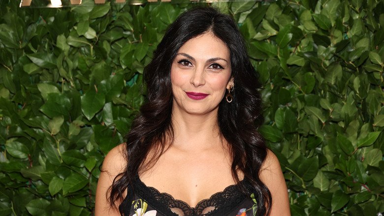 Morena Baccarin smiles on the red carpet in 2023