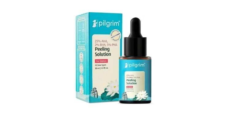 Pilgrim AHA BHA PHA Peeling Solution for dullness, pigmentation and uneven texture