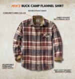 Legendary Whitetails Mens Flannel Long Sleeve Button Down 100% Cotton Shirt - Image 3