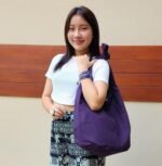 BTP! Thai Monk Buddha Cotton Sling Crossbody Messenger Bag Purse Hippie Hobo Solid Large - Image 4