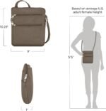 Travelon Anti-theft Classic Slim Double Zip Crossbody - Image 5