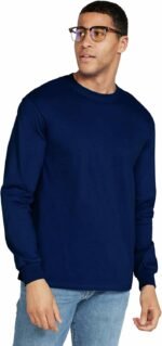 Gildan Adult Ultra Cotton Long Sleeve T-Shirt, Style G2400, Multipack - Image 2