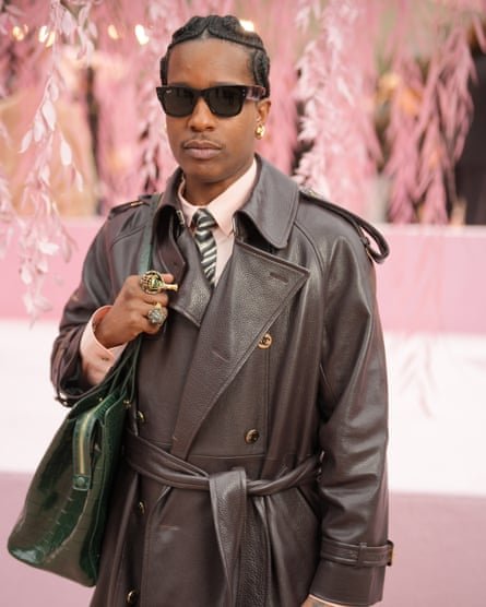 A$AP Rocky at the Chanel fashion show as part of Haute Couture spring/summer 2026 held at the Grand Palais on 27 January 2026 in Paris, France.