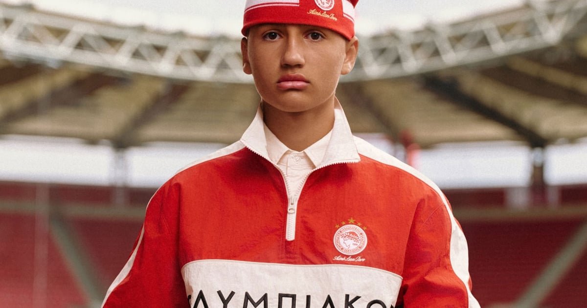 Aimé Leon Dore continues its football journey with Olympiacos F.C. | Culted Fashion